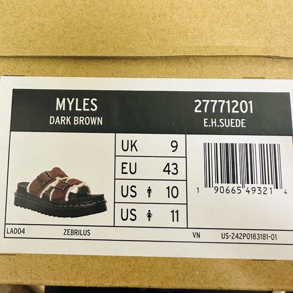 Dr. Martens Myles Faux Fur Platform Sandal main image 8